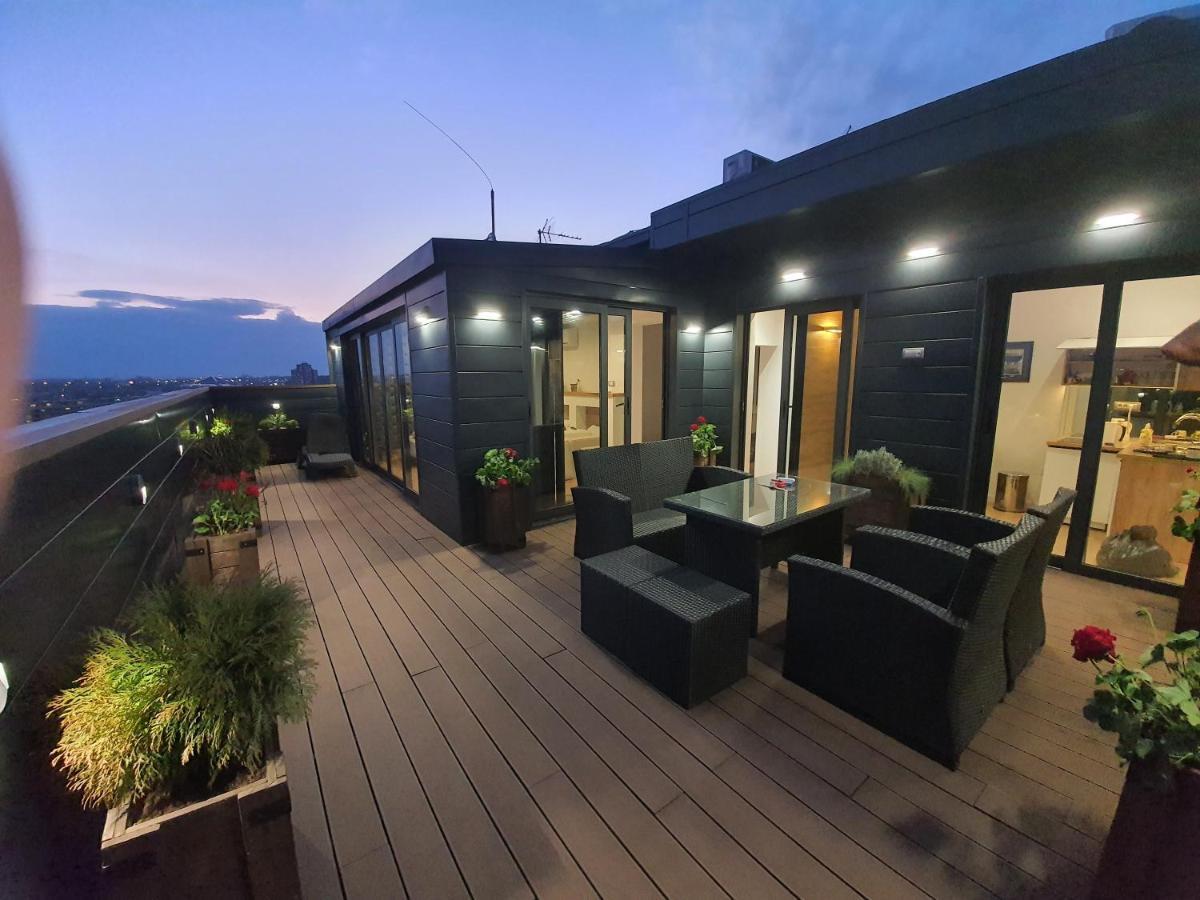 Apartmán Penthouse Lux Bělehrad Exteriér fotografie