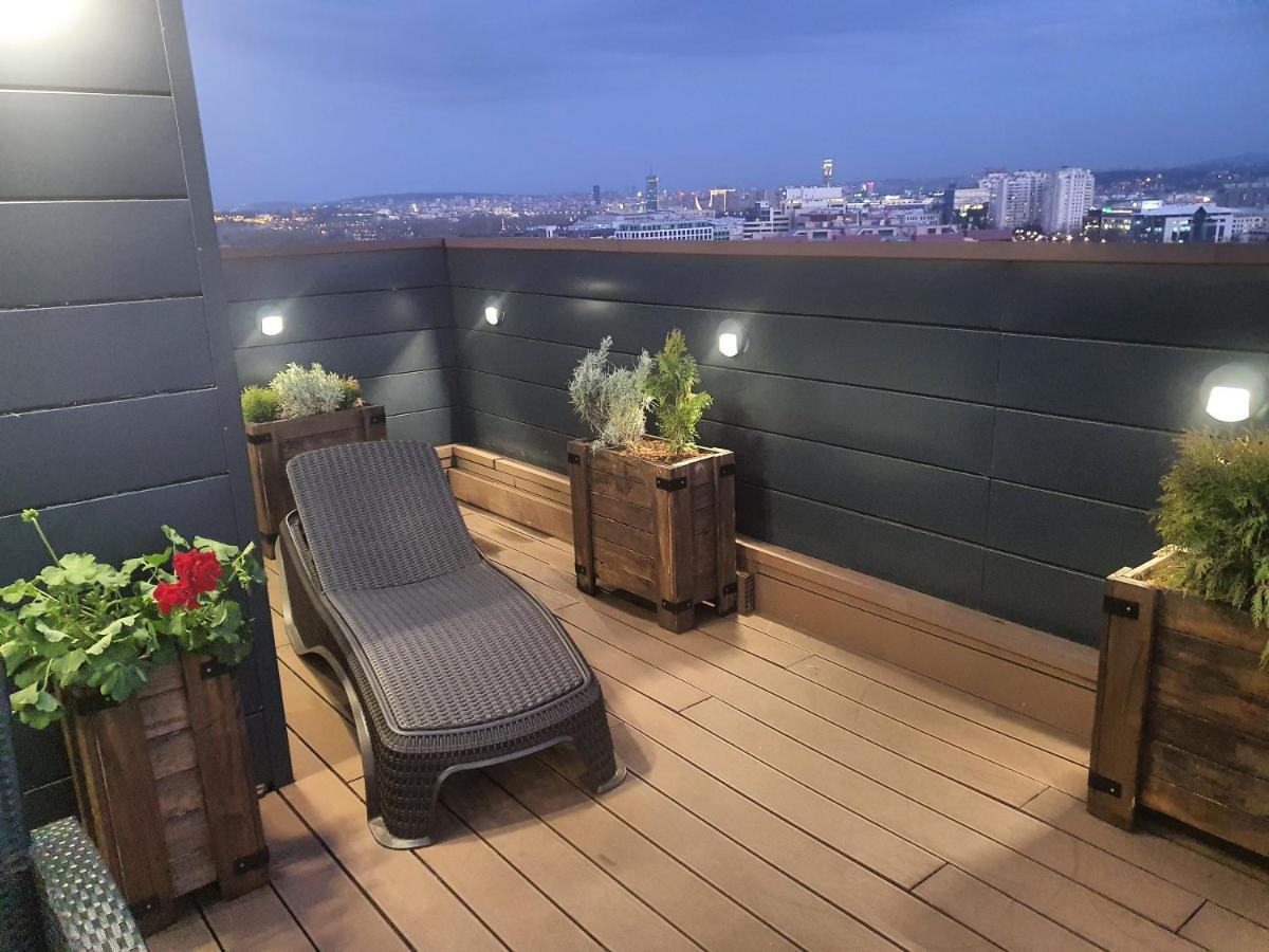 Apartmán Penthouse Lux Bělehrad Exteriér fotografie